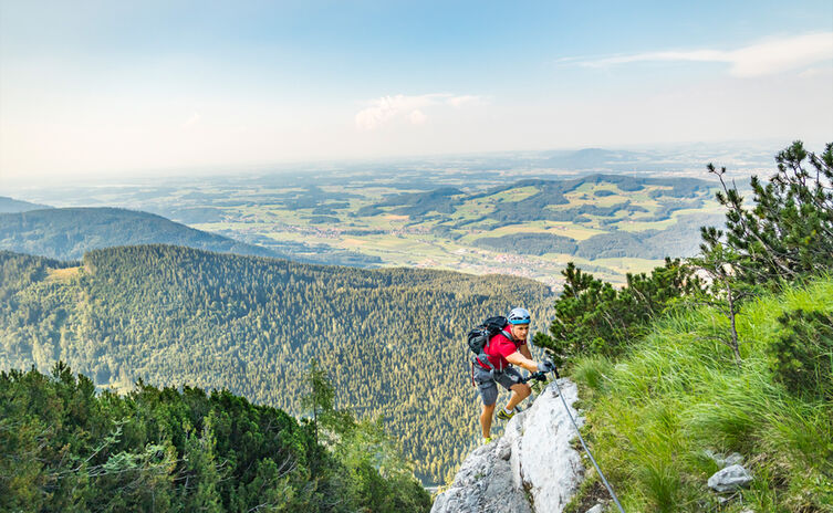 Aussicht vom Pidinger Klettersteig