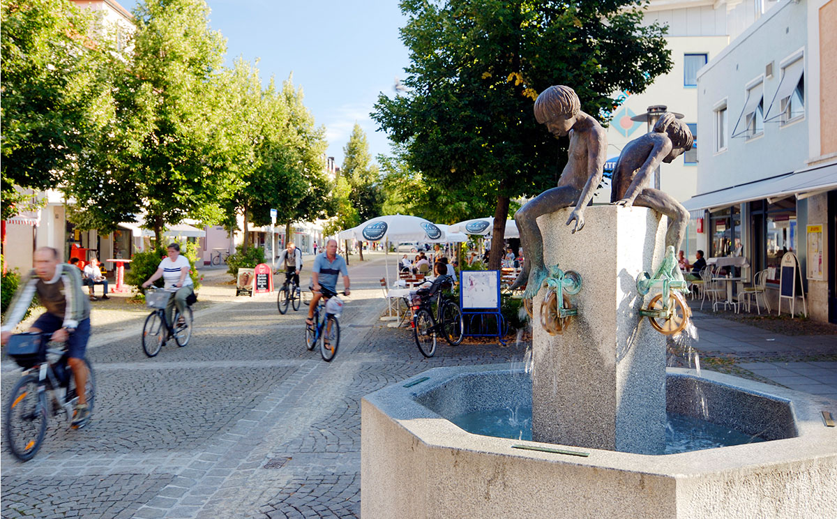 Fussgaengerzone Freilassing