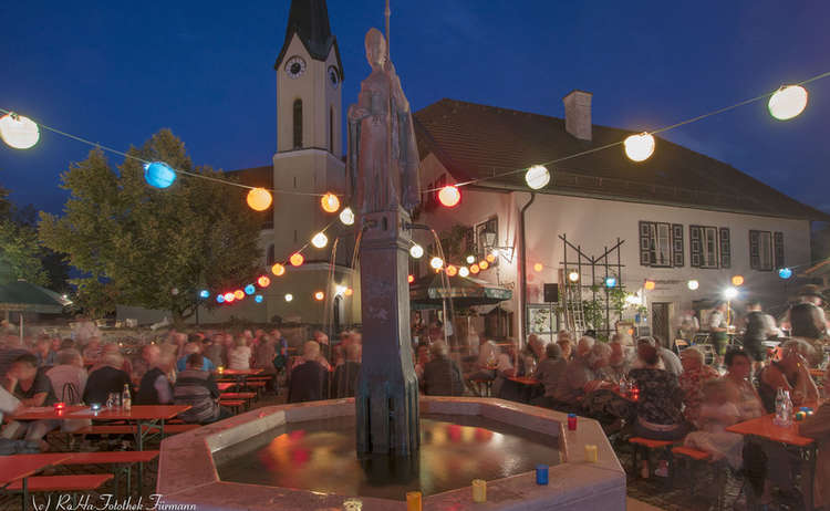 Das Leuchtbrunnenfest am Petersplatz