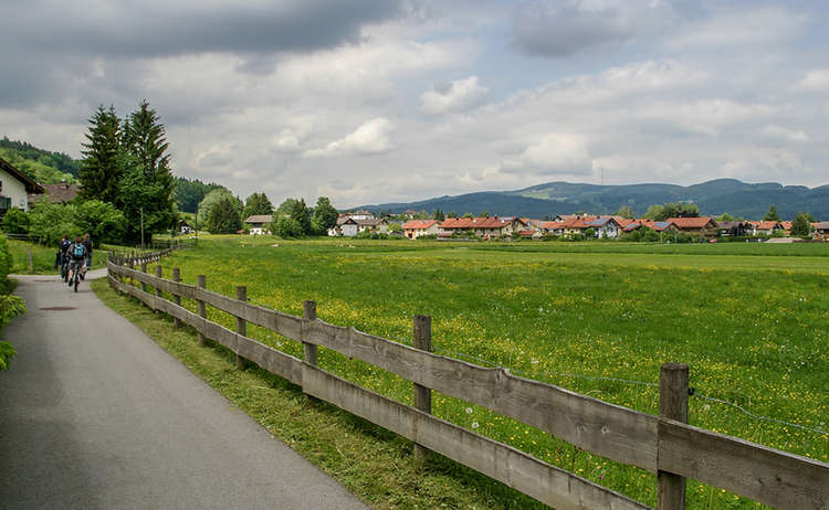 Radweg in Piding