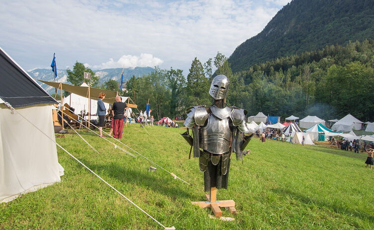 Auf dem Pidinger Mittelaltermarkt