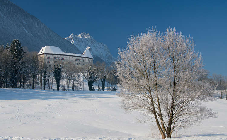 Schloss Staufeneck im Winter