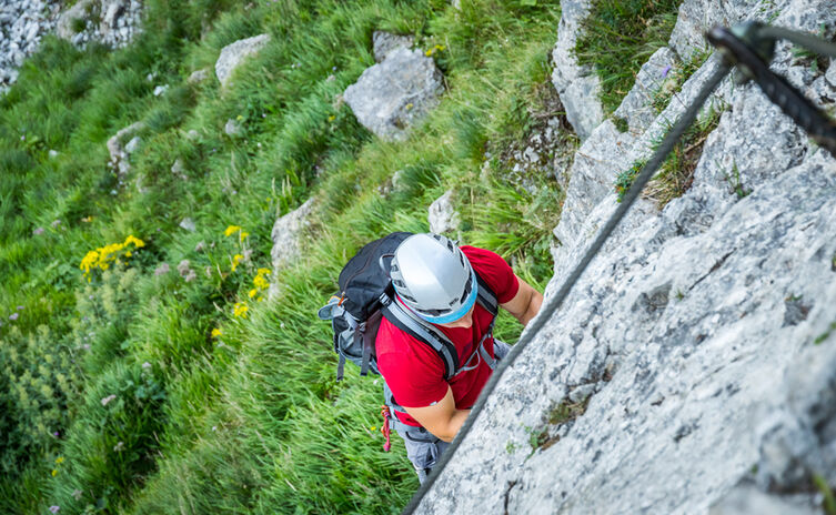 Der Pidinger Klettersteig auf den Hochstaufen