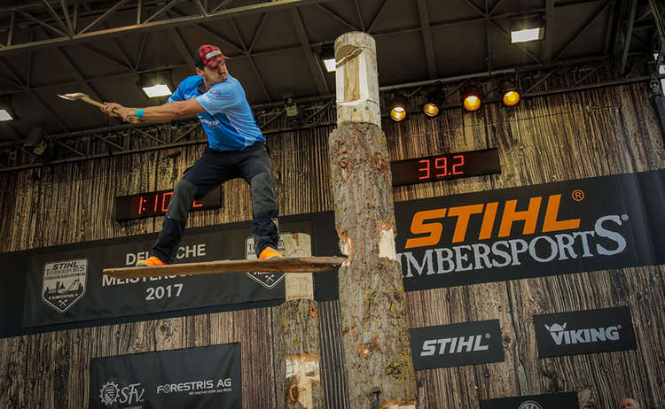 STIHL TIMBERSPORTS ®  Springboard Block Chop