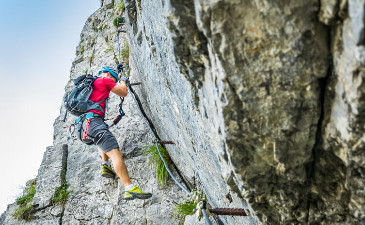 Der Pidinger Klettersteig